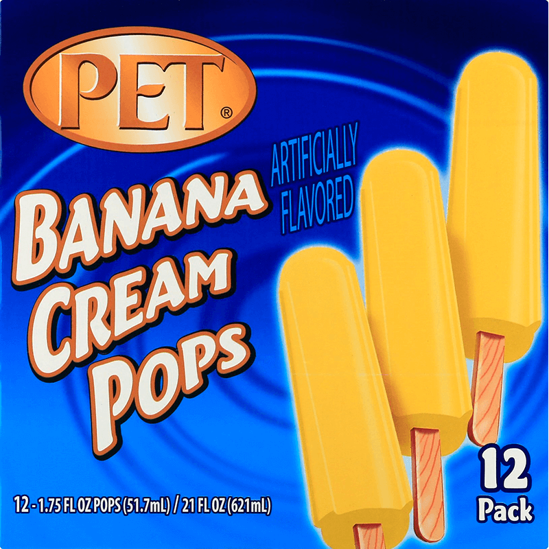 Banana Cream Pops 12 Pk