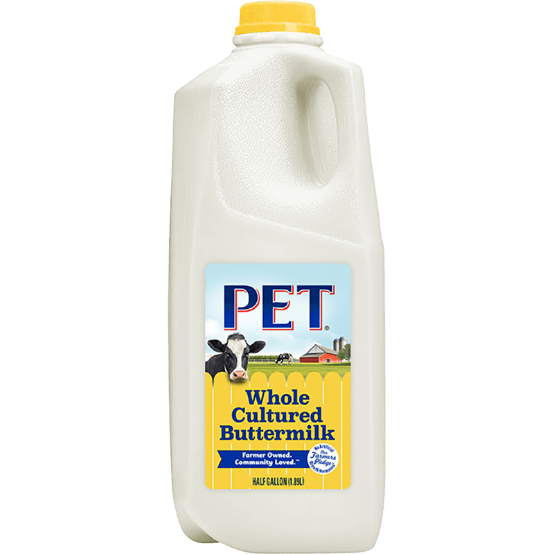 Whole Buttermilk Plastic Half Gallon PET® Dairy